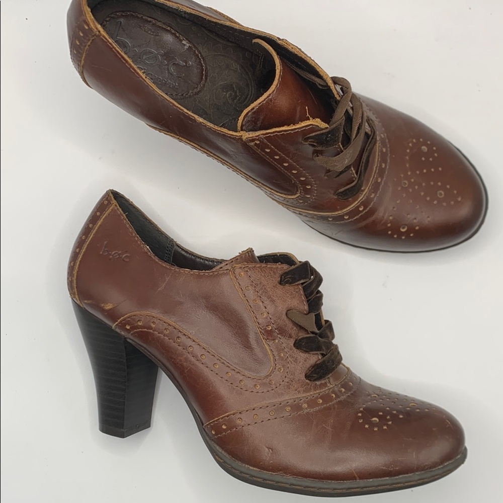 B.O.C Born Concept Womens Brown Zandi Cognac Heels size 6.5